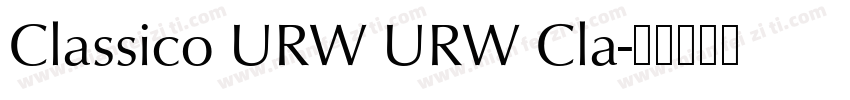 Classico URW URW Cla字体转换